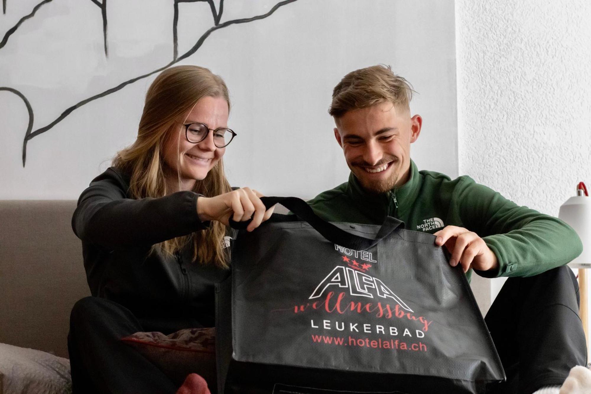 Hotel Alfa Superieur - Leukerbad-Therme Luaran gambar